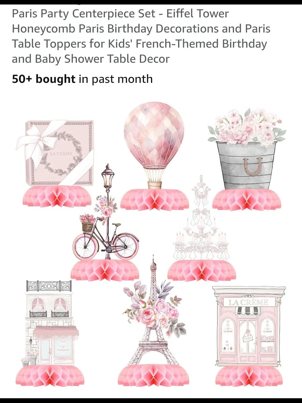 Paris Party Decorations